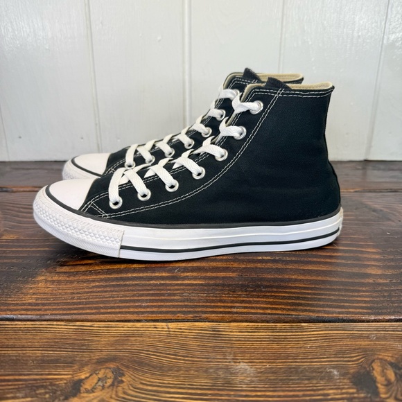 Converse Shoes - Converse Chuck Taylor All Star Hi Black Canvas Sneakers – Women’s 8 / Men’s 6